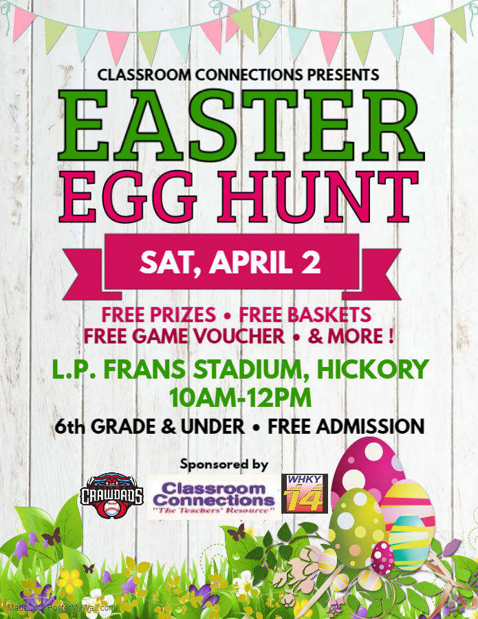 Classroom Connections Easter Egg Hunt Flyer